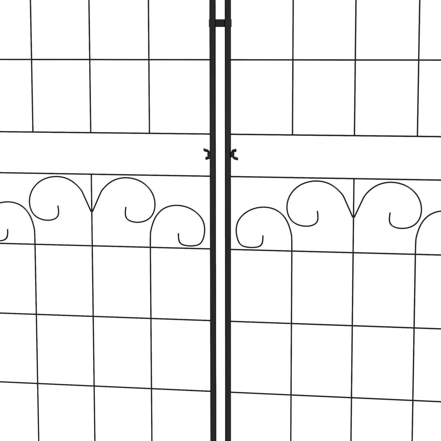2 Pcs Metal Garden Trellis, Outdoor Plant Support, Patio Lawn Backyard Plant Stands at Gallery Canada