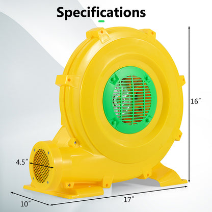 780W Bounce House Blower 1 HP Portable Air Pump Fan with Handle and Ground Stakes Air Blowers at Gallery Canada