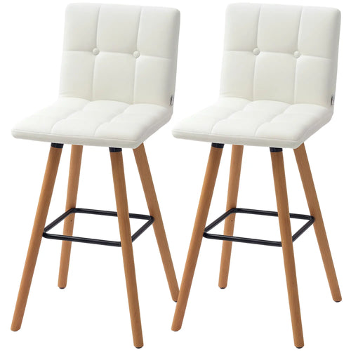 Modern Bar Stools Set of 2, 38