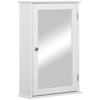 Wall Mounted Bathroom Mirror Cabinet, With Shelves, White Mirror Medicine Cabinets White at Gallery Canada