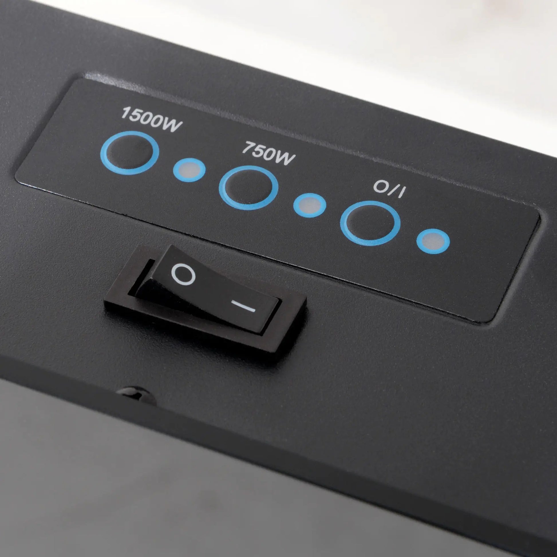 Wall Mounted Fireplace, 41 Inch, Electric with LED Flame Effect, Black Electric Fireplaces at Gallery Canada