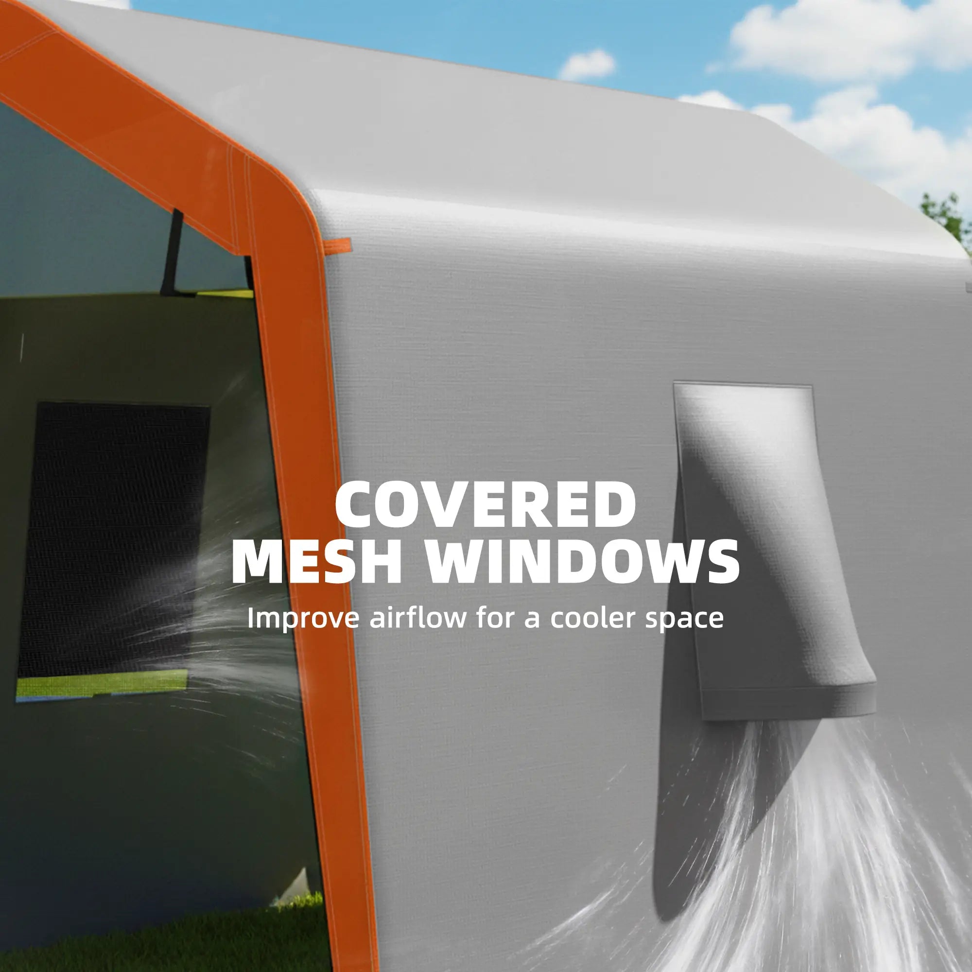 6' x 8' Portable Storage Shed Tent, Waterproof Motorcycle Bike Tent, Light Grey Car Shelters at Gallery Canada