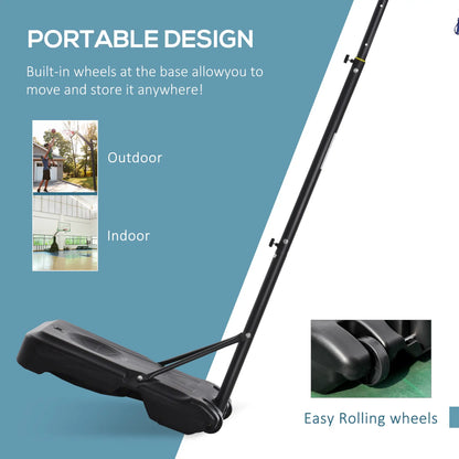 5-7FT Basketball Hoop, Height Adjustable with Wheels for Youth Outdoor Basketball at Gallery Canada