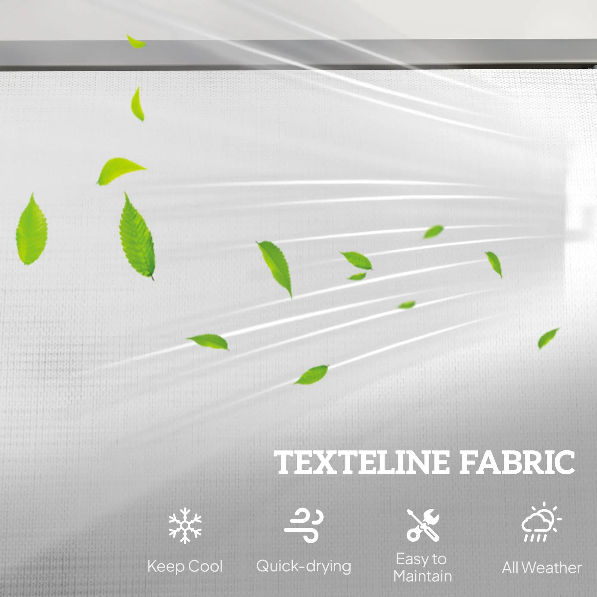 3-Seat Outdoor Glider Chair, Steel Frame, Sling Fabric, Cream Outdoor Gliders at Gallery Canada