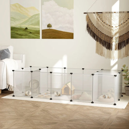 20 Panels DIY Small Animal Cage, With Door, Top Cover, White Houses & Habitats at Gallery Canada