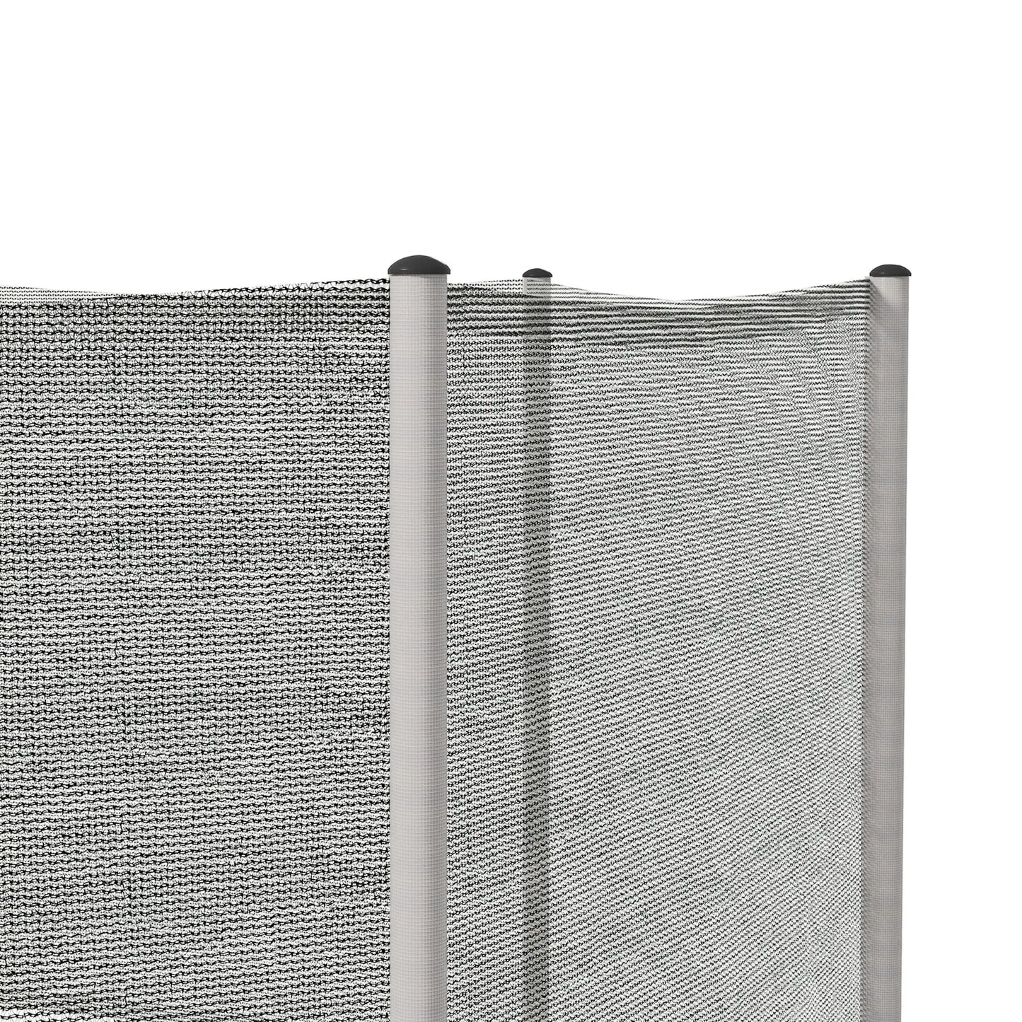 14FT Trampoline Enclosure Net with 8 Poles, Grey Trampolines at Gallery Canada