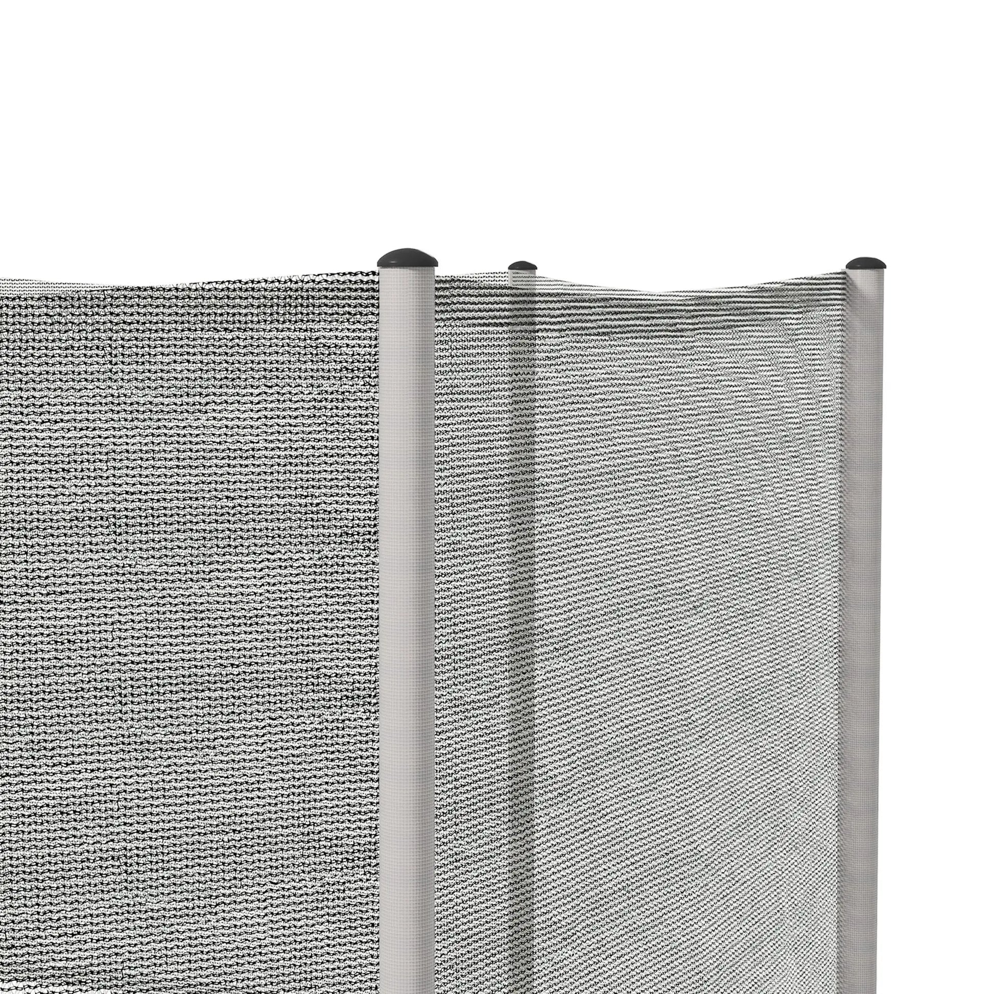 14FT Trampoline Enclosure Net with 8 Poles, Grey Trampolines at Gallery Canada