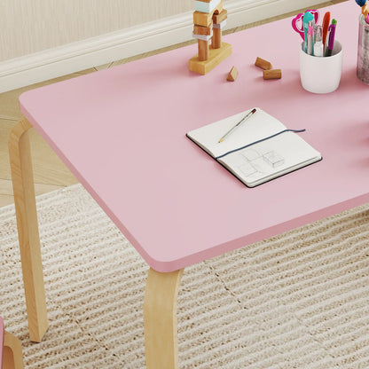 Kids Table and 2 Chair Set, Multi-Activity Furniture, Pink Kids Table Sets at Gallery Canada