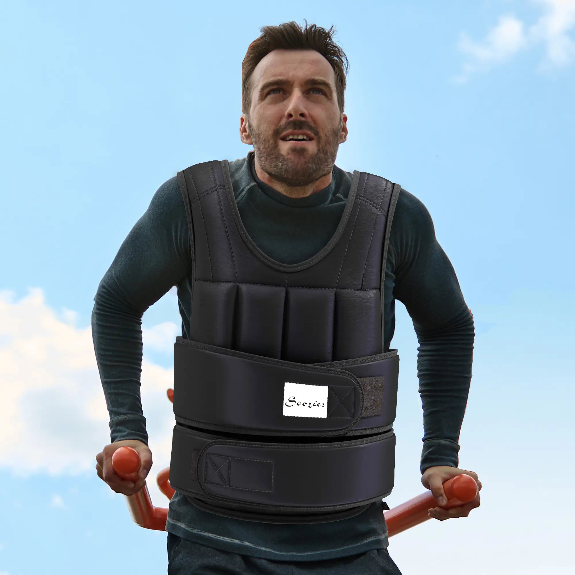 22lbs Weighted Vest, Adjustable Running Vest, 38 Weight Bags, Black Strength Training Equipment at Gallery Canada