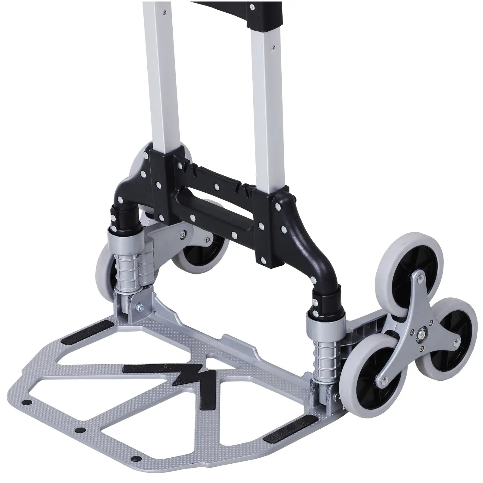 6-Wheels Stair Climber Hand Truck, Heavy Duty Folding Cart, 154lbs Capacity Folding Hand Trucks at Gallery Canada