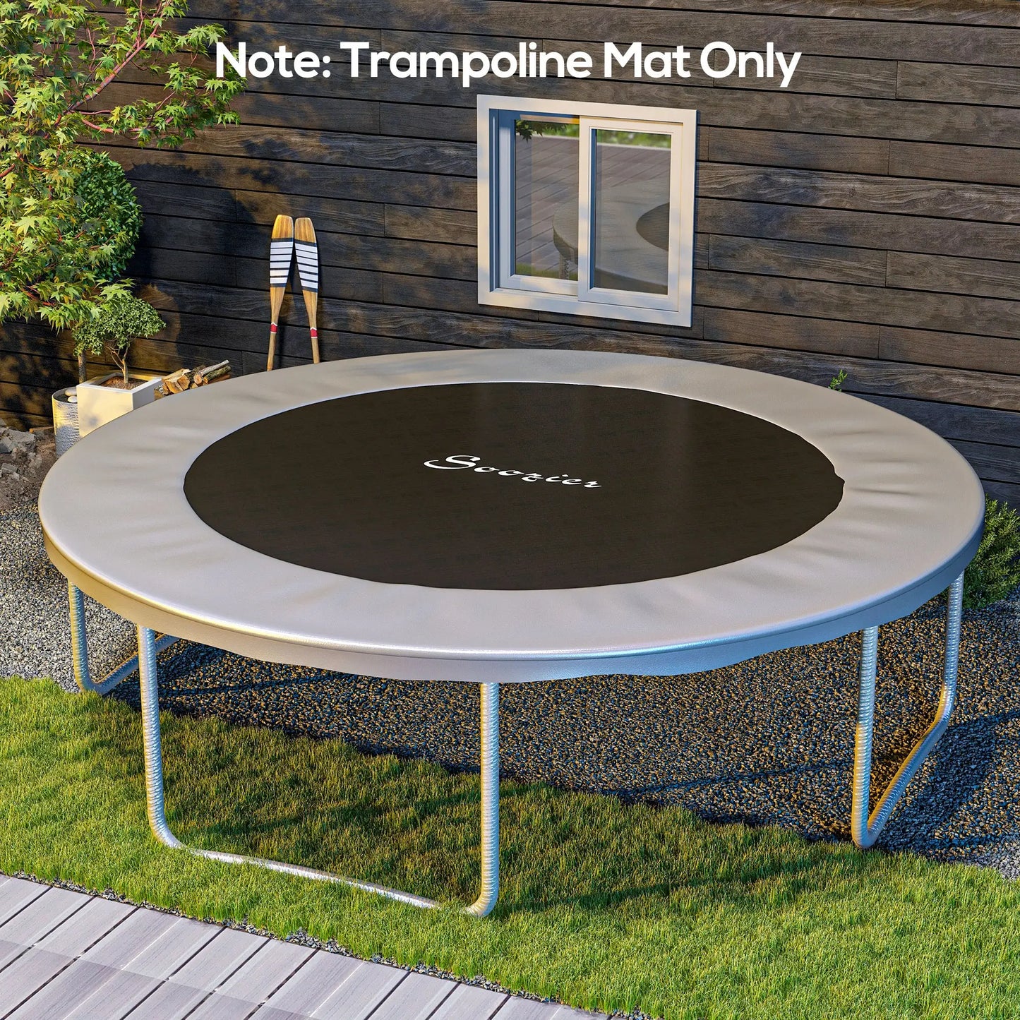 Trampoline Mat Replacement, 12ft, 5.5" Springs, 72 V-Hooks, Orange Trampolines at Gallery Canada