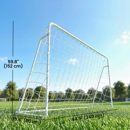 8 X 5Ft Soccer Goal, Portable Practice Net With Nylon Mesh & Steel Frame, Black Soccer at Gallery Canada