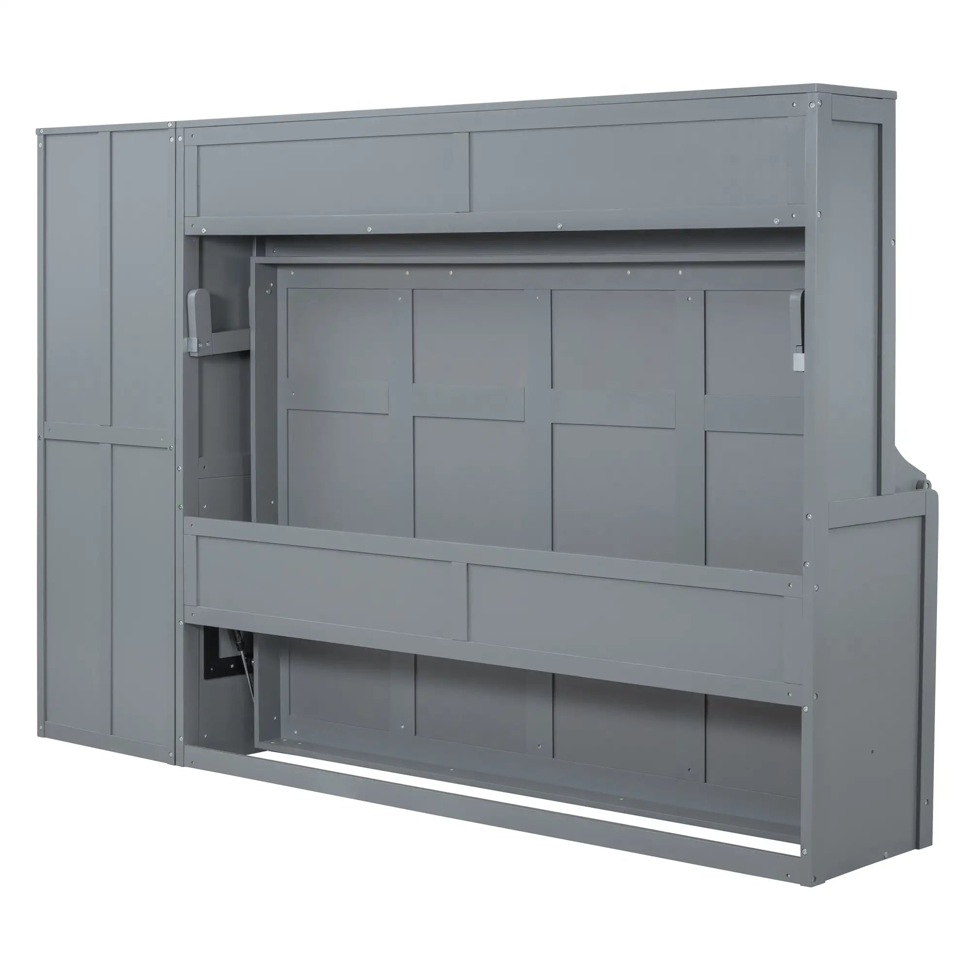 Murphy Bed with Closet, Drawers, 112