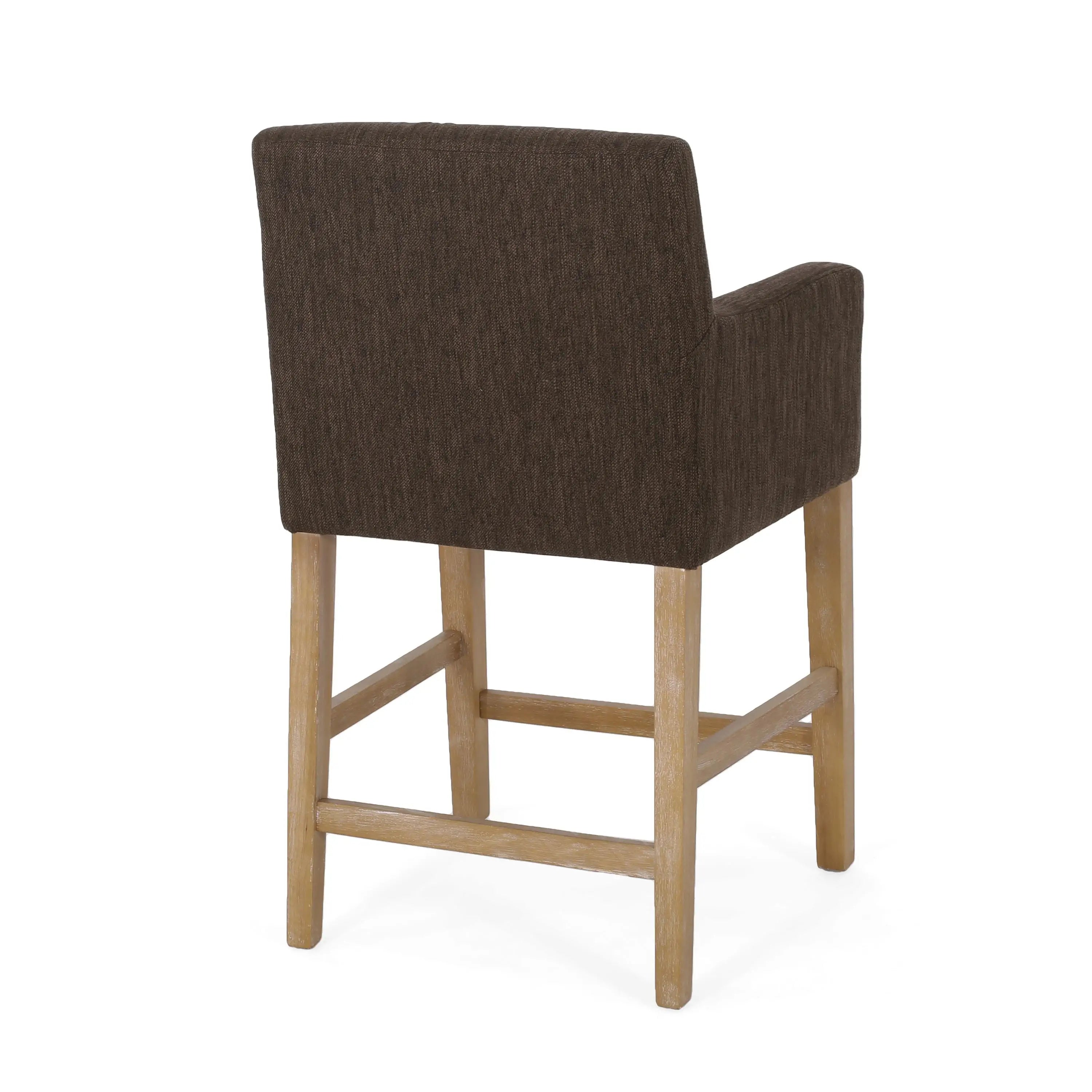 Counter Stool, Rubberwood Frame, Contemporary, 24
