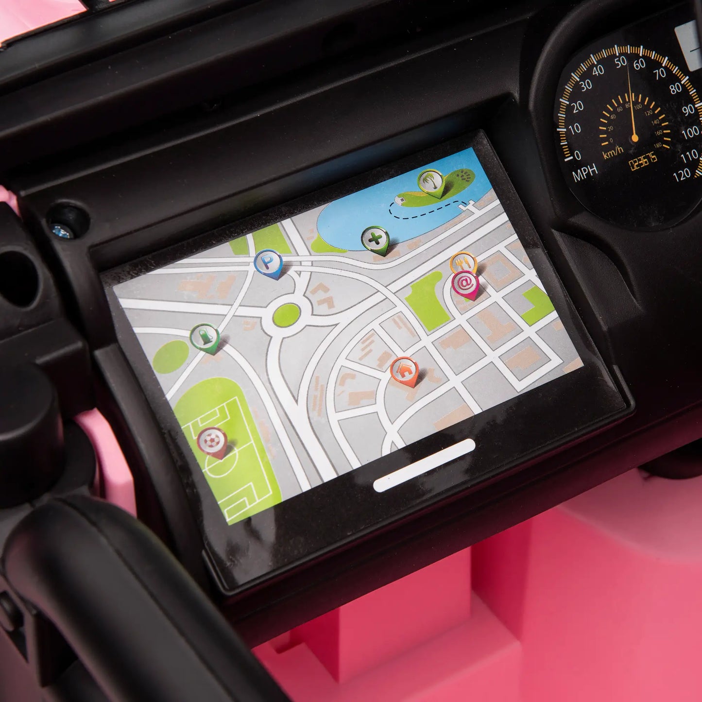 12V Electric Truck, Off Road Remote Control, Adjustable Speed, Ride on Car, Pink Electric Toy Cars at Gallery Canada