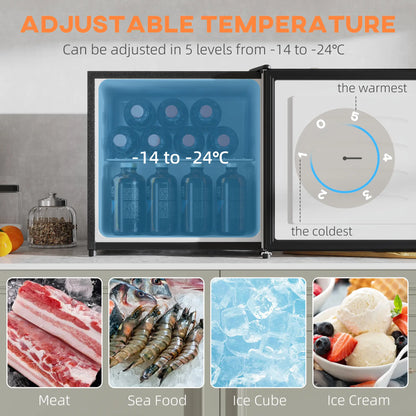 1.1 Cu. Ft. Mini Freezer, Compact Upright, Reversible Door, Black Small Kitchen Appliances at Gallery Canada