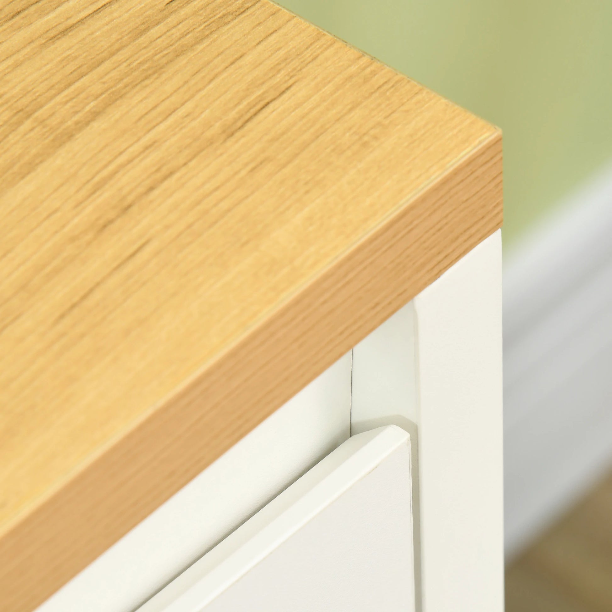 Sideboard Cabinet, Buffet Table, 2 Double Doors, Adjustable Shelves, White Bar Cabinets at Gallery Canada