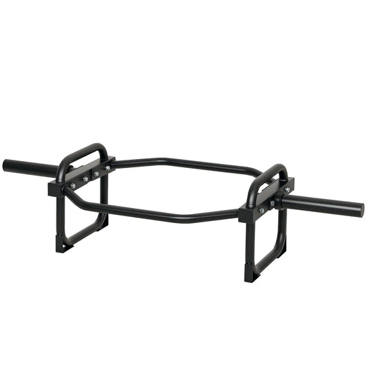 Barre de deadlifting olympique, barre hexagonale de 2 pouces, capacité de 660 livres