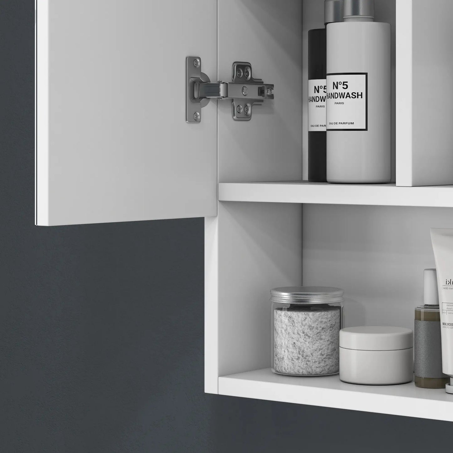 Wall Mounted Medicine Cabinet with Mirror, Adjustable Shelves, White Mirror Medicine Cabinets at Gallery Canada
