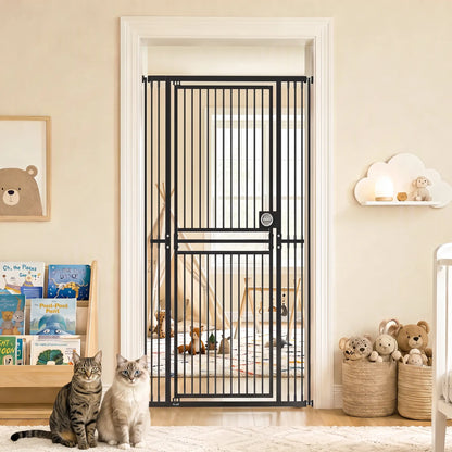 71" Extra Tall Cat Gate, 29"-39" Wide Pet Gate, No Drilling Pet Gates at Gallery Canada