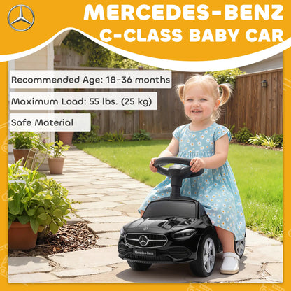 Mercedes-Benz C-Class Kids Ride On Car, 18-36 M, Black