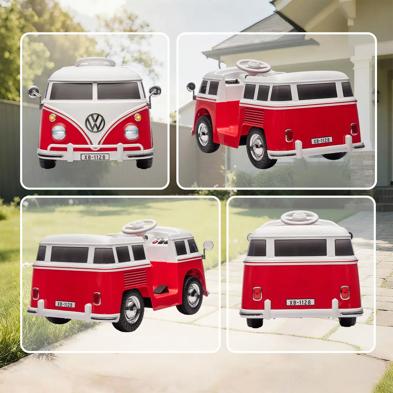12V Kids Ride On Car, Dual Motor Soft Start, 3-7 Years, Red Electric Toy Cars at Gallery Canada
