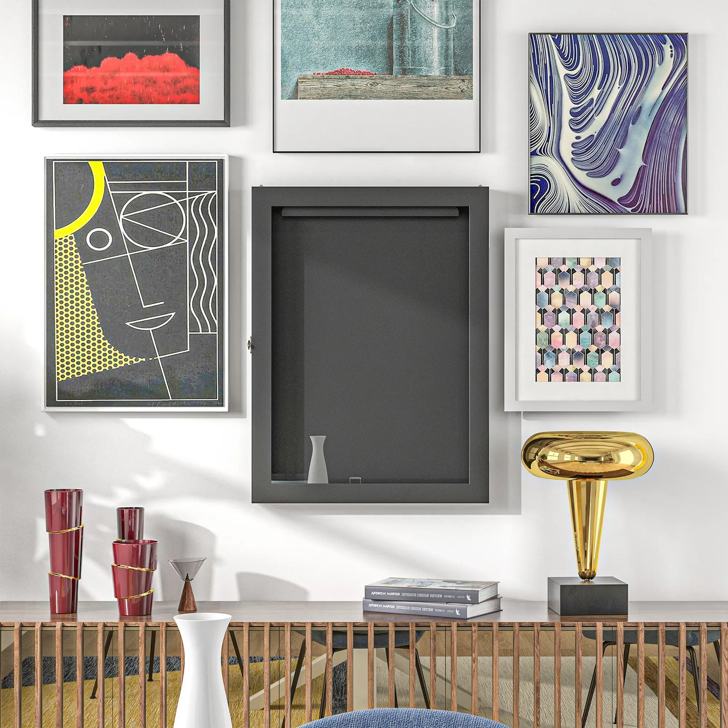 24" x 32" Hockey Jersey Frame, Jersey Shadow Box for Basketball Football Baseball, Black Jersey Display Cases at Gallery Canada