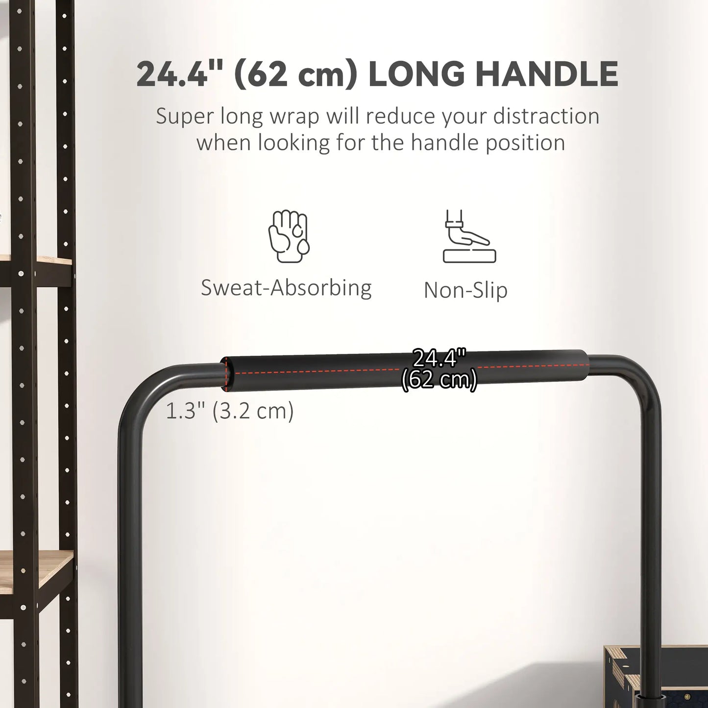 Adjustable Push Up Bars, Dip Station with 4 Height Levels More-Strength Training Equipment at Gallery Canada