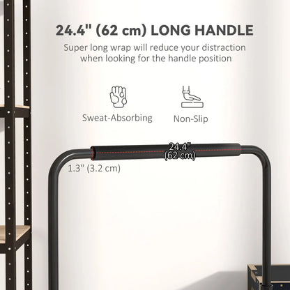 Adjustable Push Up Bars, Dip Station with 4 Height Levels More-Strength Training Equipment at Gallery Canada