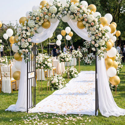 7.2 Feet Climbing Plants Arch, Black Outdoor Decor at Gallery Canada