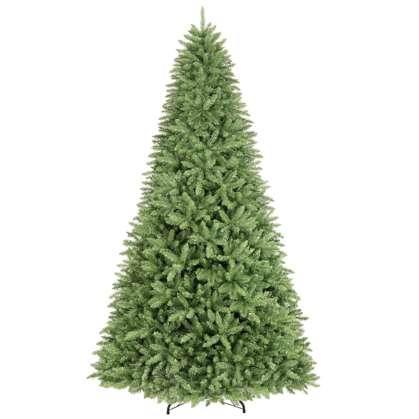 Arbre de Noël artificiel de 9 pieds, charnières à installation facile, vert