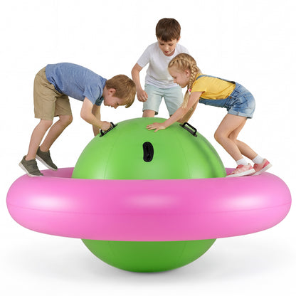 7.5 Foot Giant Inflatable Dome Rocker Bouncer, Pink Toy Sports Pink at Gallery Canada