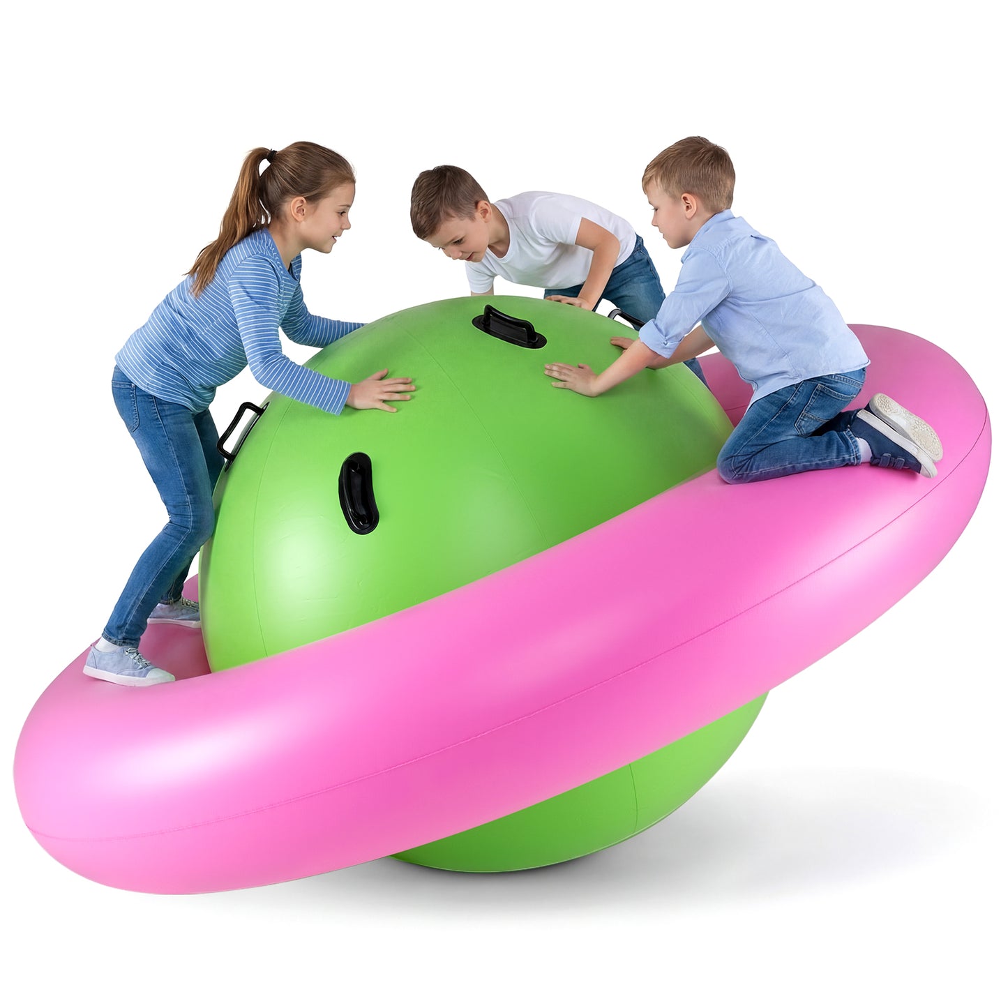 7.5 Foot Giant Inflatable Dome Rocker Bouncer, Pink Toy Sports at Gallery Canada