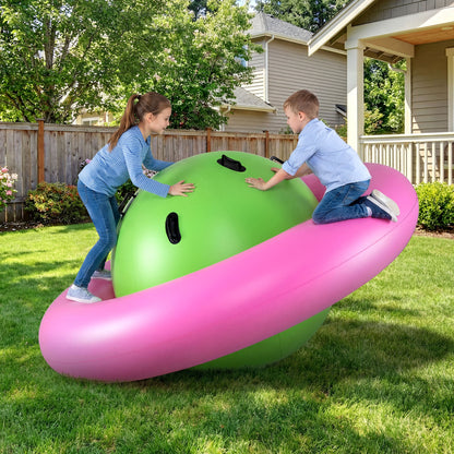 7.5 Foot Giant Inflatable Dome Rocker Bouncer, Pink Toy Sports at Gallery Canada