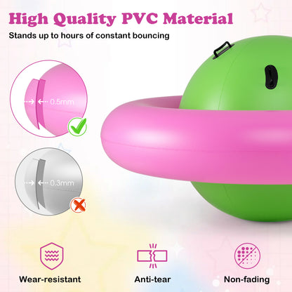7.5 Foot Giant Inflatable Dome Rocker Bouncer, Pink Toy Sports at Gallery Canada