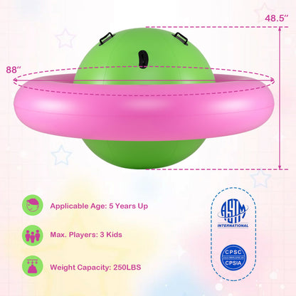 7.5 Foot Giant Inflatable Dome Rocker Bouncer, Pink Toy Sports at Gallery Canada