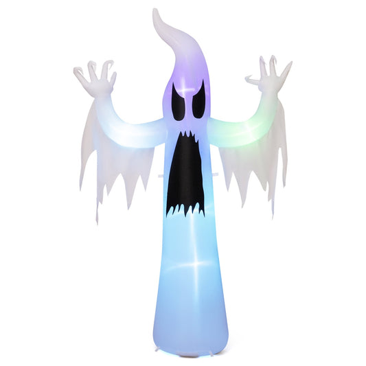 7.7 FT Halloween Inflatables Ghost, RGB LED Lights, Decoration Halloween Options at Gallery Canada