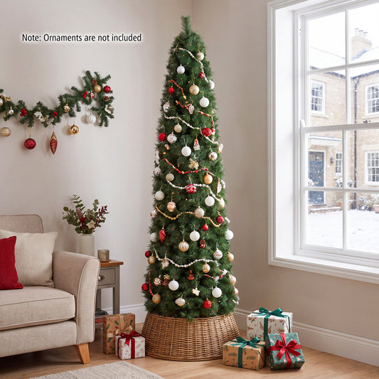 7 Ft Artificial Pine Xmas Tree, 446 Tips, Green Christmas Tree Green at Gallery Canada