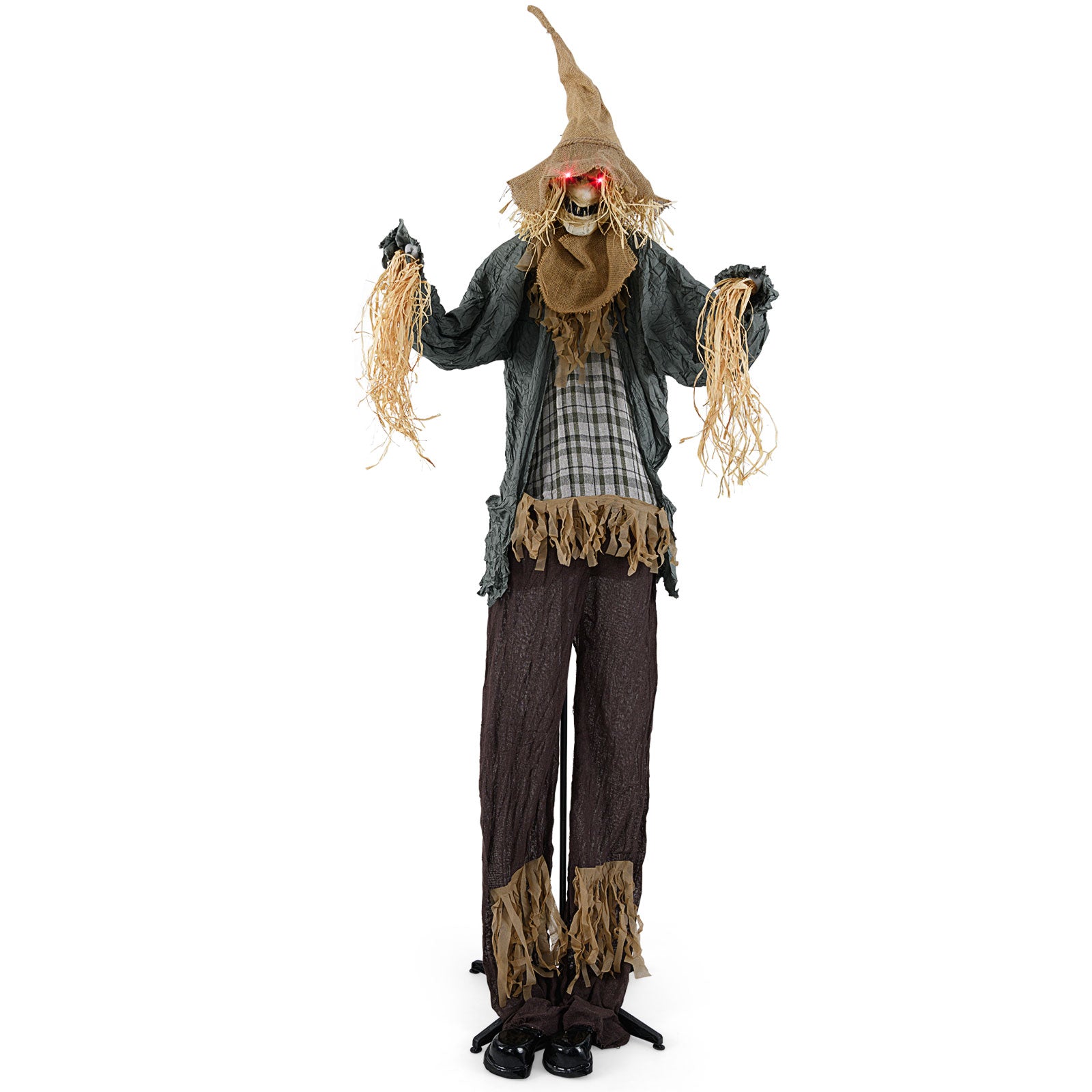 7 FT Animated Scary Scarecrow With Light-Up Eyes, Halloween Decoration Halloween Options at Gallery Canada