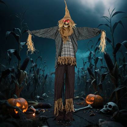 7 FT Animated Scary Scarecrow With Light-Up Eyes, Halloween Decoration Halloween at Gallery Canada