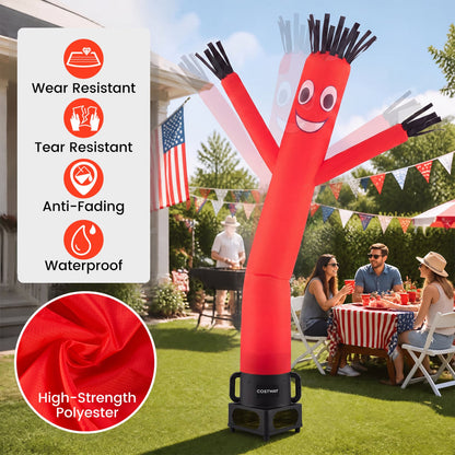 7 FT Inflatable Tube Man with Blower, Black