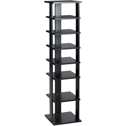 7-Tier Shoe Rack, Free Standing Storage Shelves, Black Shoe Racks & Storage Benches at Gallery Canada
