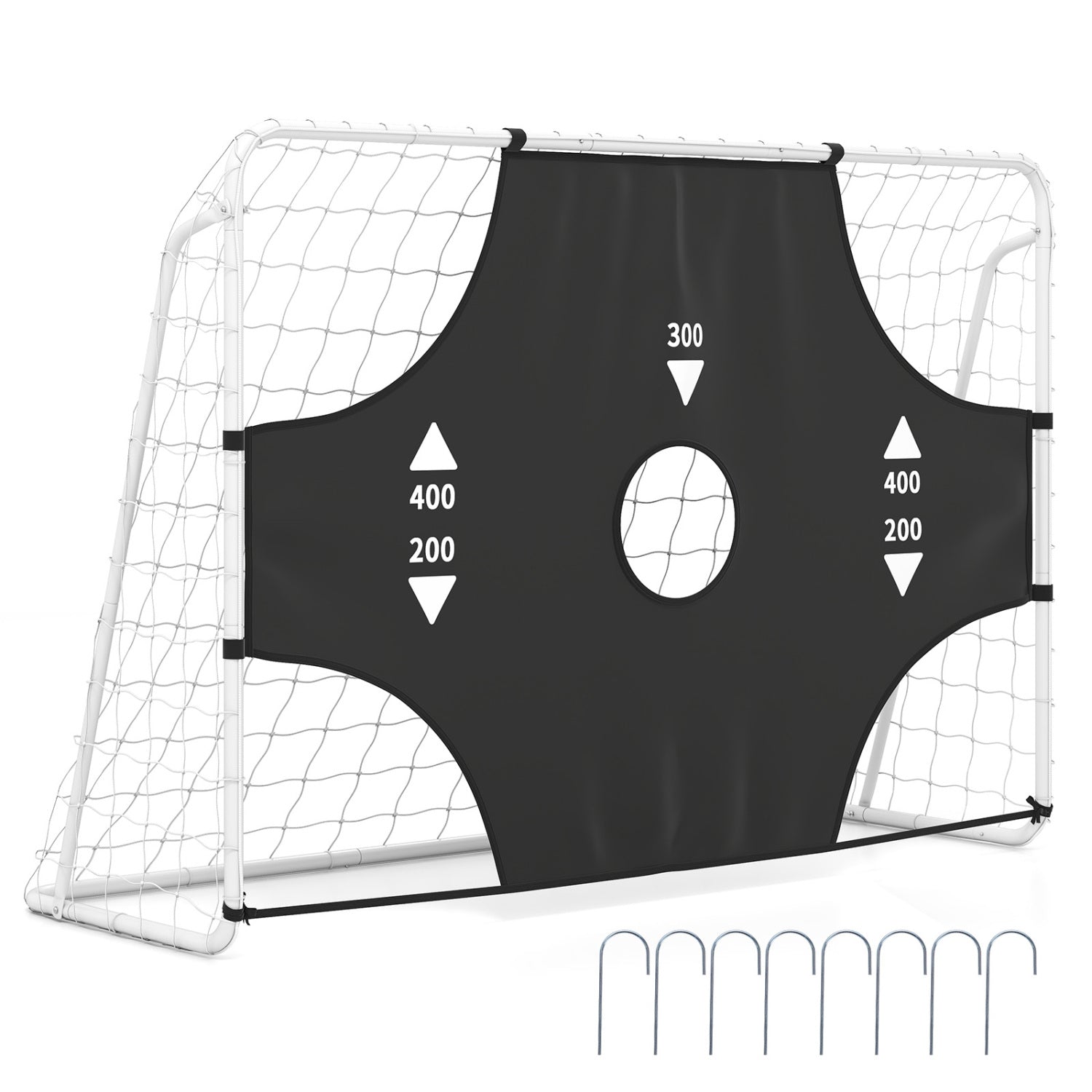 7 Ft X 5 Ft Soccer Goal Set, Football Net With Removable Target Cloth Sport Equipments at Gallery Canada