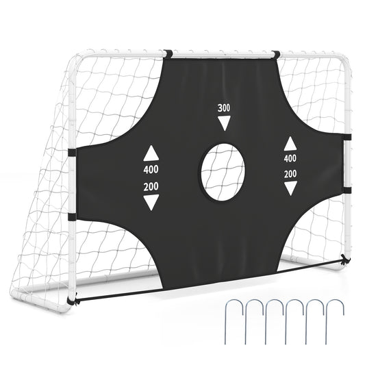 6 ft x 4 ft Soccer Goal Set, Football Net, Removable Target Cloth Sport Equipments Options at Gallery Canada
