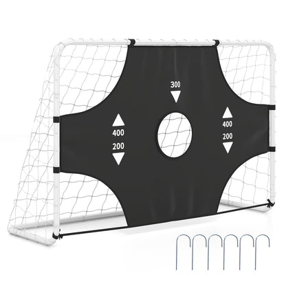6 ft x 4 ft Soccer Goal Set, Football Net, Removable Target Cloth Sport Equipments at Gallery Canada