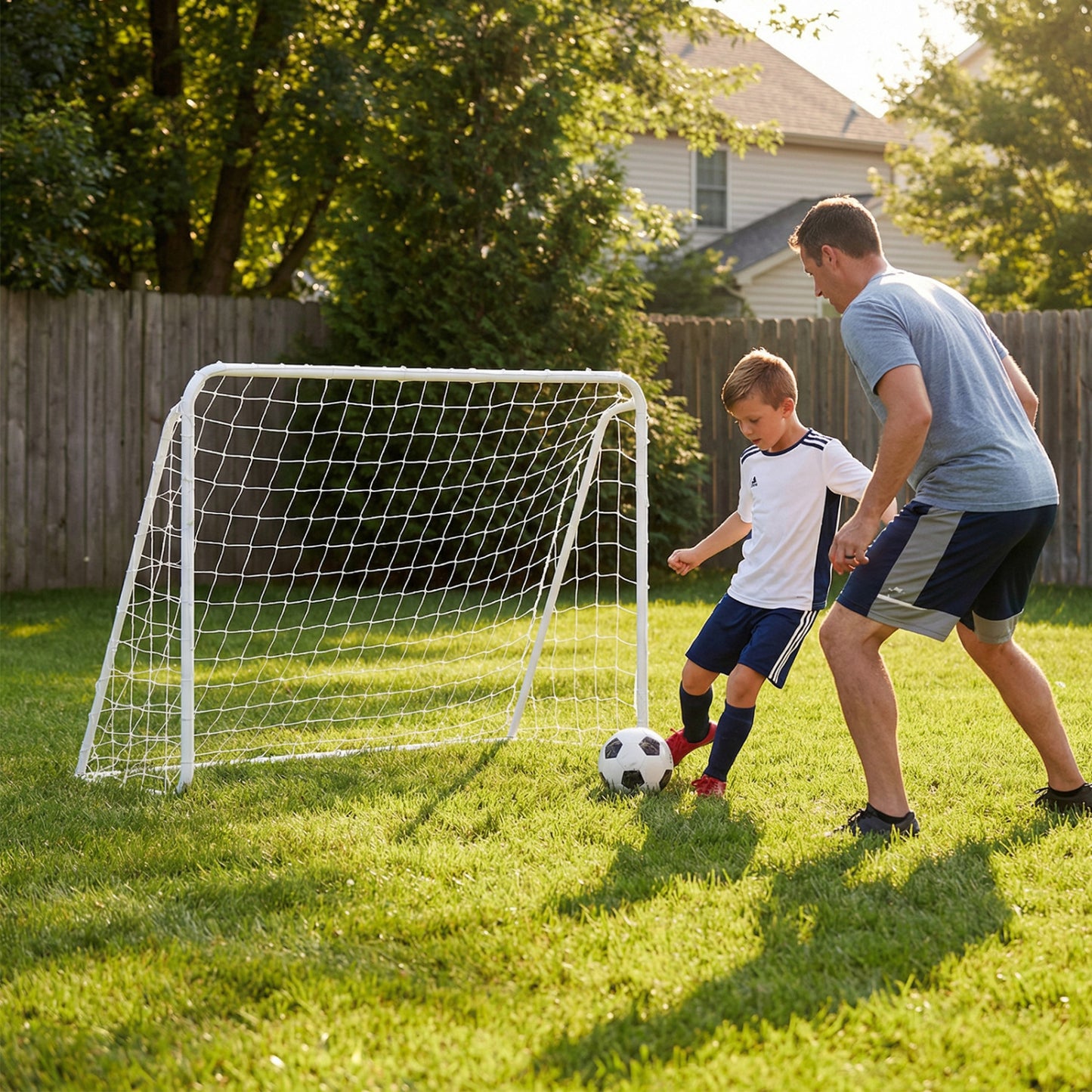 6 ft x 4 ft Soccer Goal Set, Football Net, Removable Target Cloth Sport Equipments at Gallery Canada