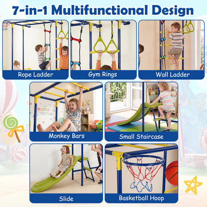 7-In-1 Indoor Jungle Gym For Toddlers