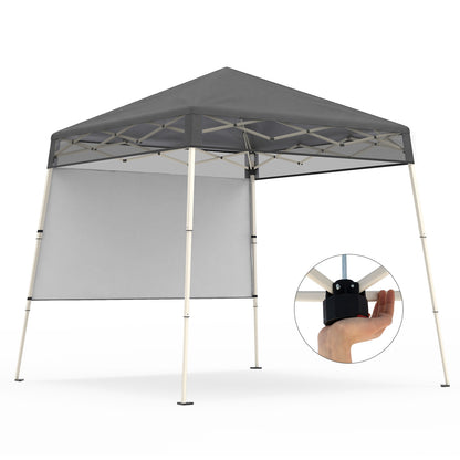 7 x 7 FT Pop-Up Canopy Tent, For Sports Picnic Camping, Gray Canopies at Gallery Canada