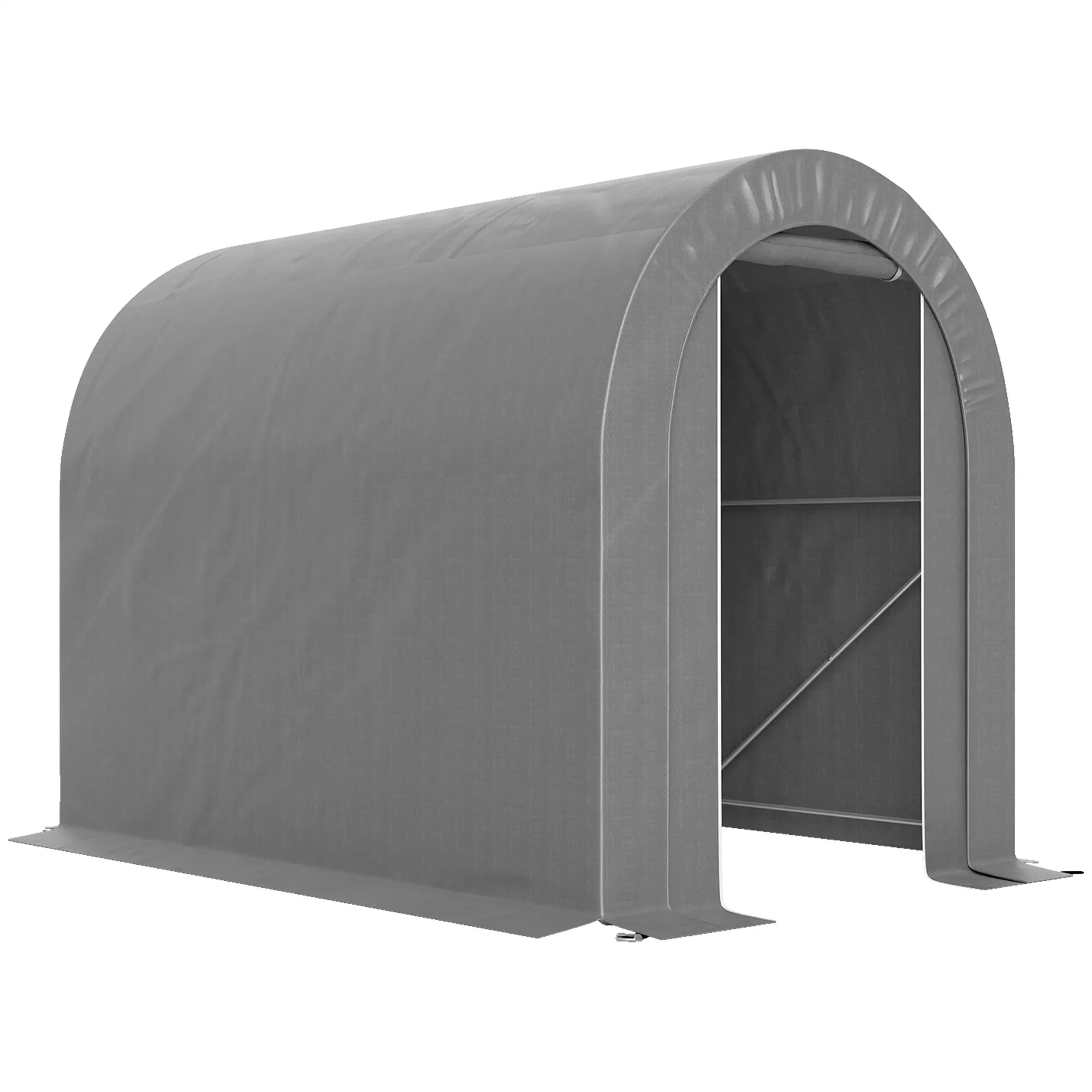 5X8 FT Outdoor Storage Shed, Light Grey Sheds at Gallery Canada