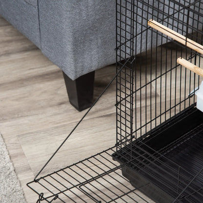 23 Bird Cage, Parrot House, Cockatiels Playpen, Black Bird Cages at Gallery Canada